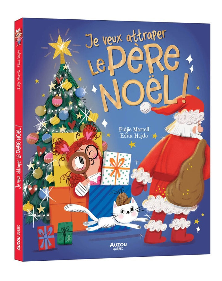 Je veux attraper le Père Noël Livre Auzou Mlle Coco