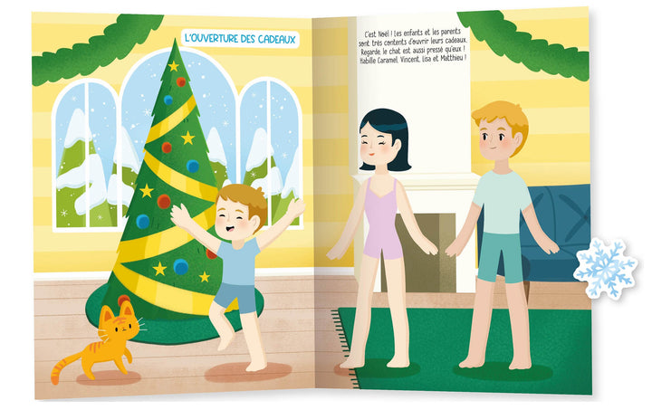 Mes 500 autocollants créatifs Noël enchanté Auzou éditions Mlle et Coco