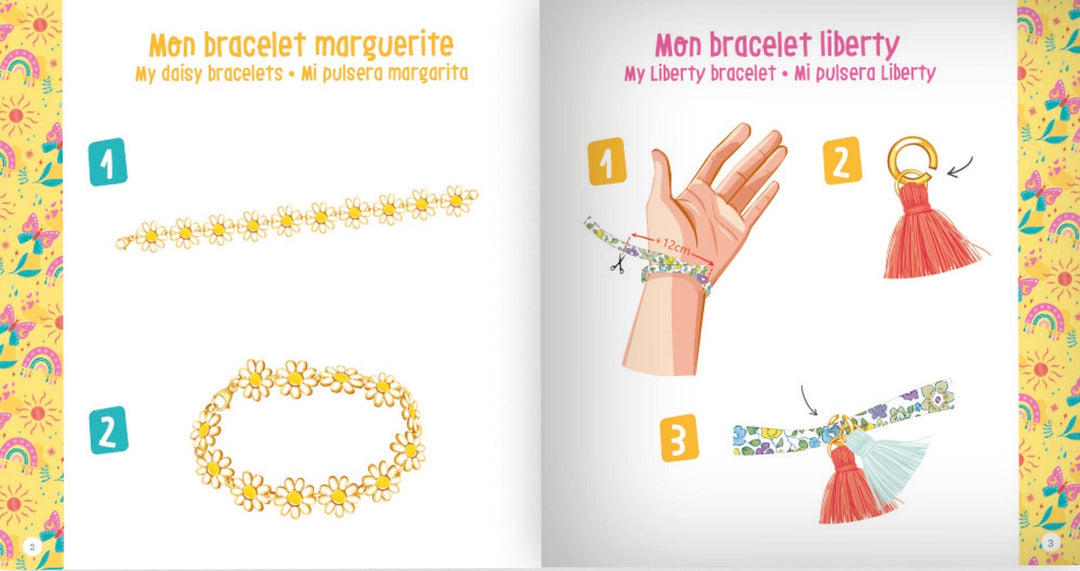 mon accumulation de bracelets bohèmes Auzou bijoux Mlle et Coco