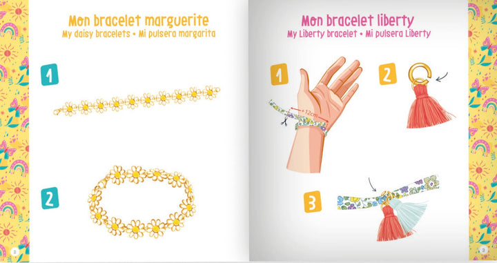 mon accumulation de bracelets bohèmes Auzou bijoux Mlle et Coco