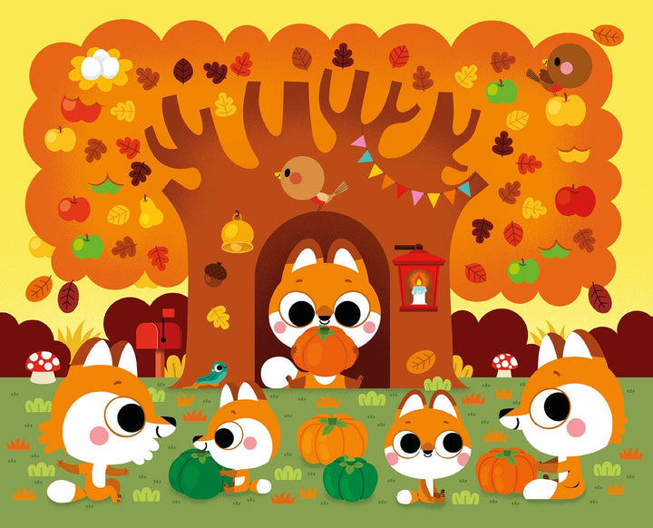 Bricolage Peinture magique automne Auzou Éditions Mlle et Coco