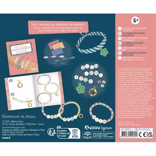 Auzou Bijoux, mes bracelets magiques à créer