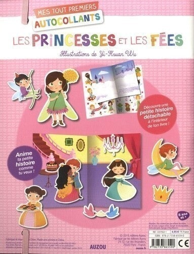 Mes tout premiers autocollants Les princesses et les fées Auzou Mlle et Coco