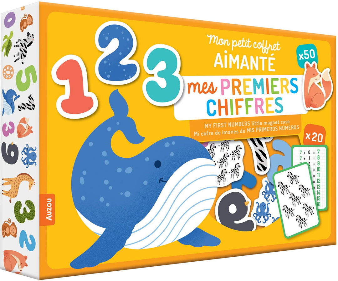 Mon petit coffret aimanté mes premiers chiffres auzou 