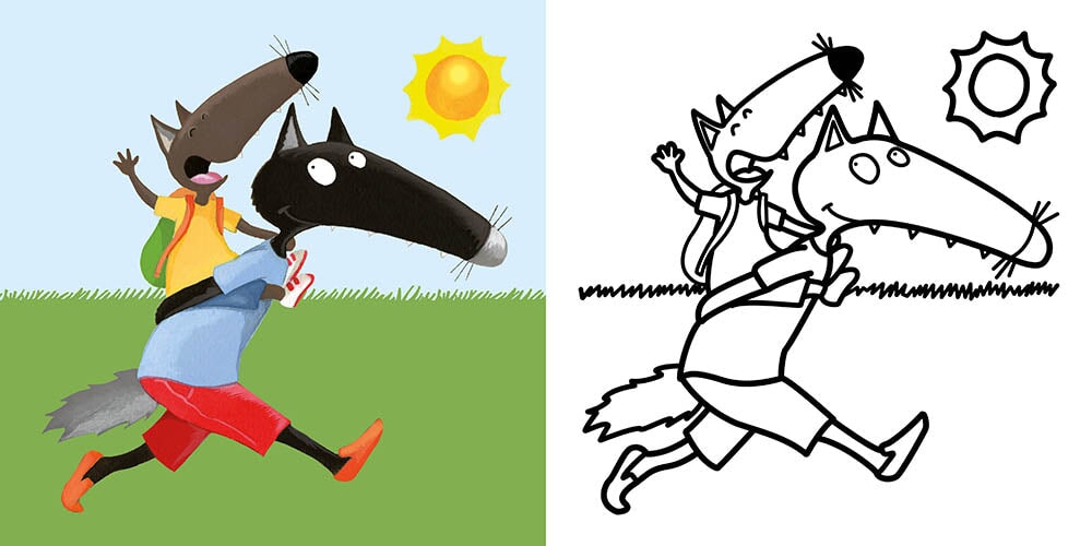 mes premiers coloriages P&