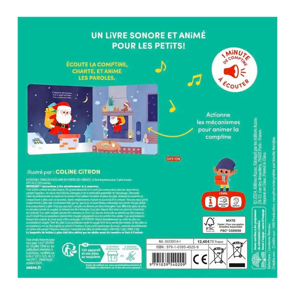 livre ma comptine de noêl l&