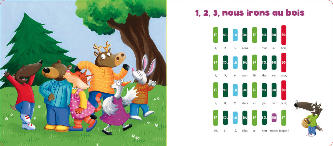 Livre musical Mes premières comptines à jouer au xylophone Auzou