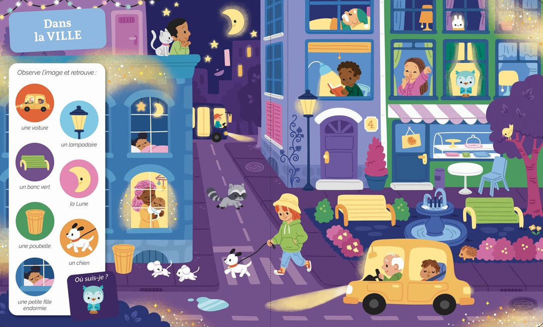 Mes 20 cherche et trouve des tout-petits dans le noir