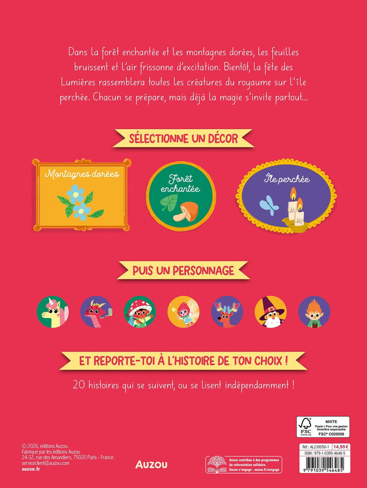 Livre Mes histoires de créatures fantastiques Auzou éditions Mlle et Coco