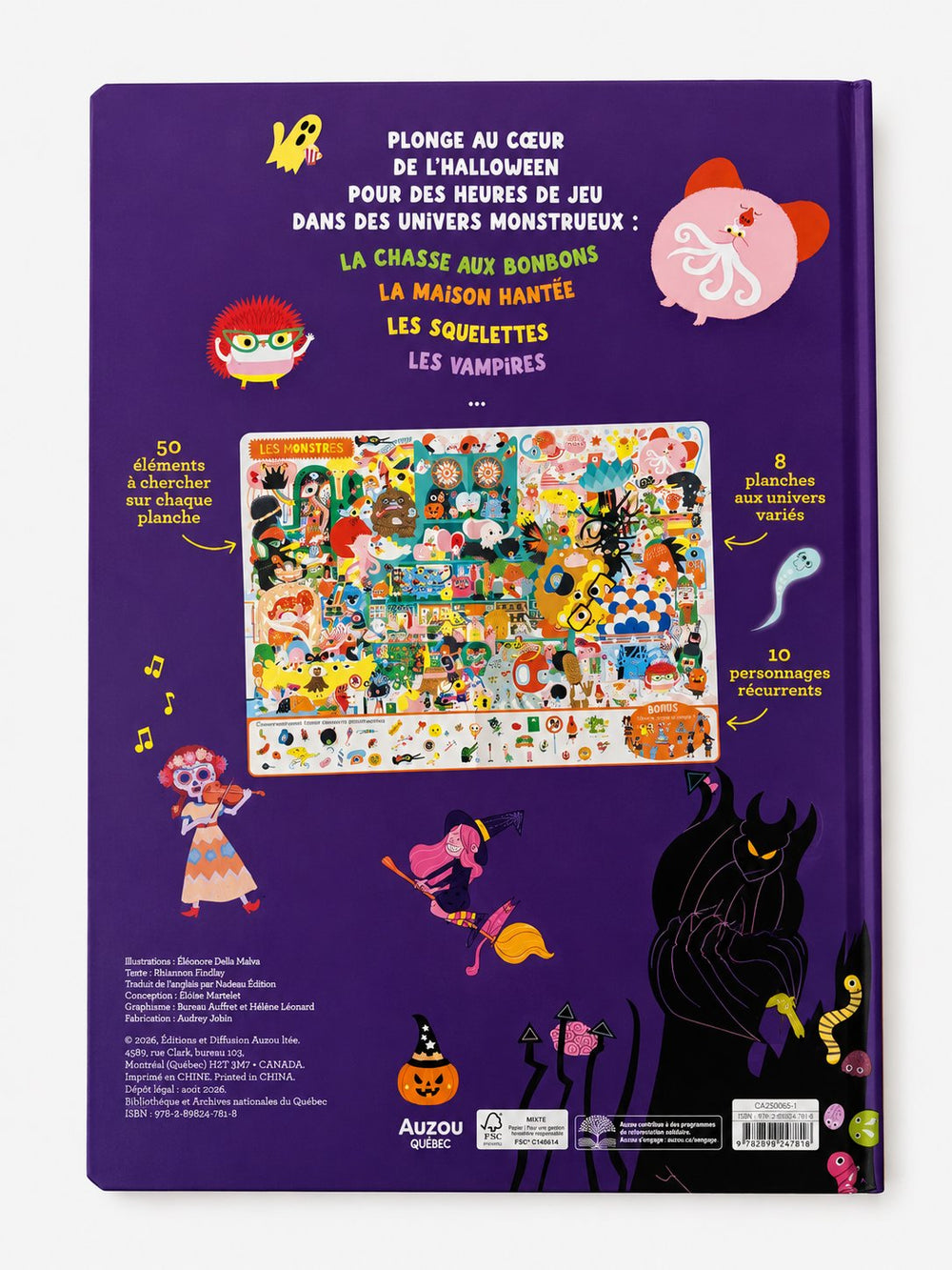 Cherche et trouve géant L'Halloween Auzou éditions 