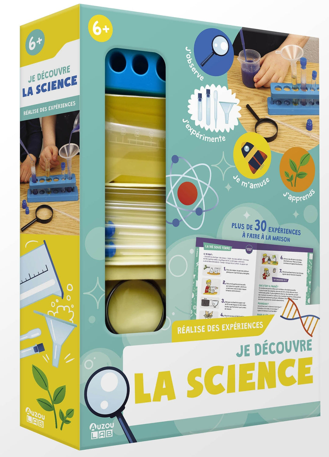 Coffret Auzou Lab je découvre la science Mlle et Coco