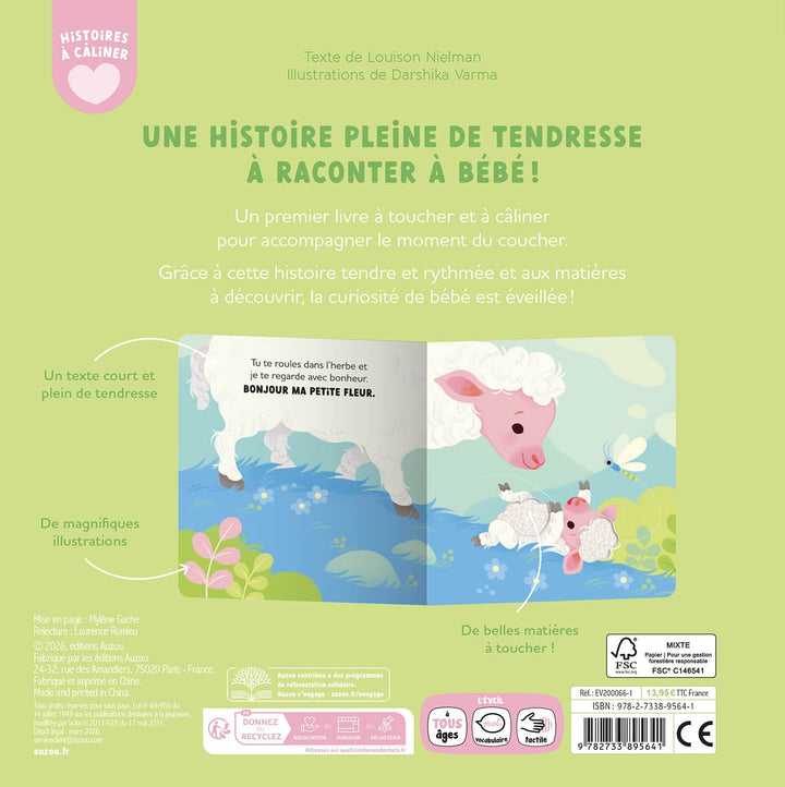 Livre à câliner Bonjour printemps Auzou Mlle et Coco