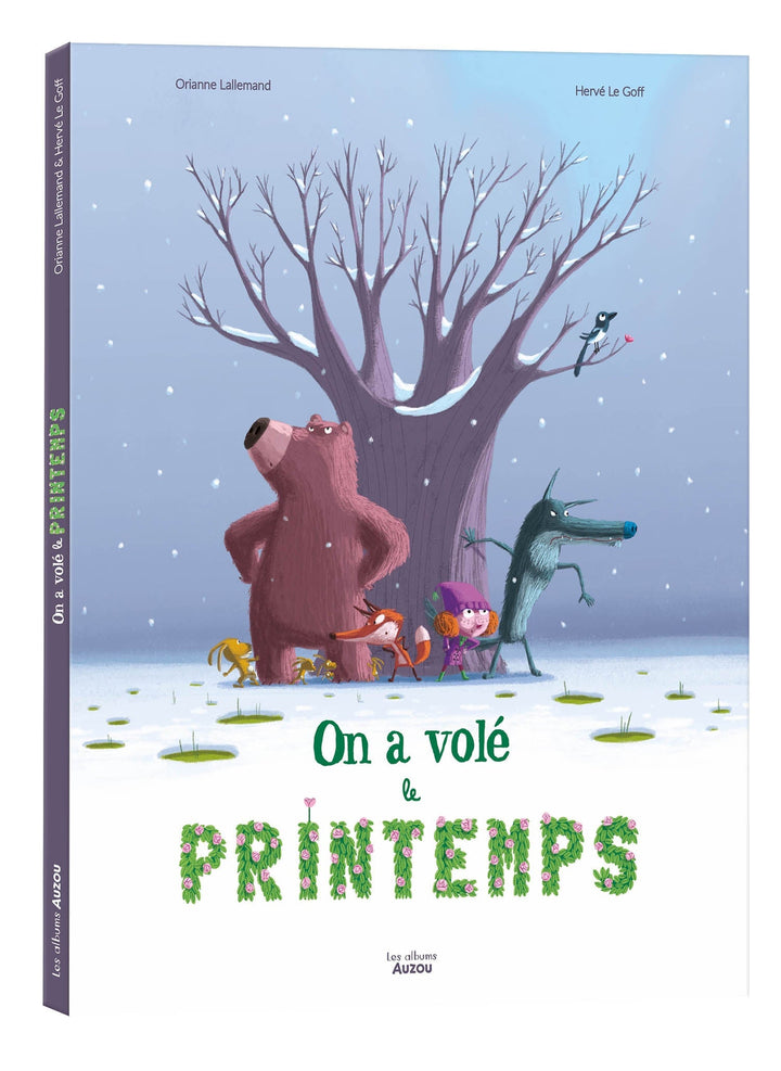 Livre on a volé le printemps Auzou Mlle et Coco