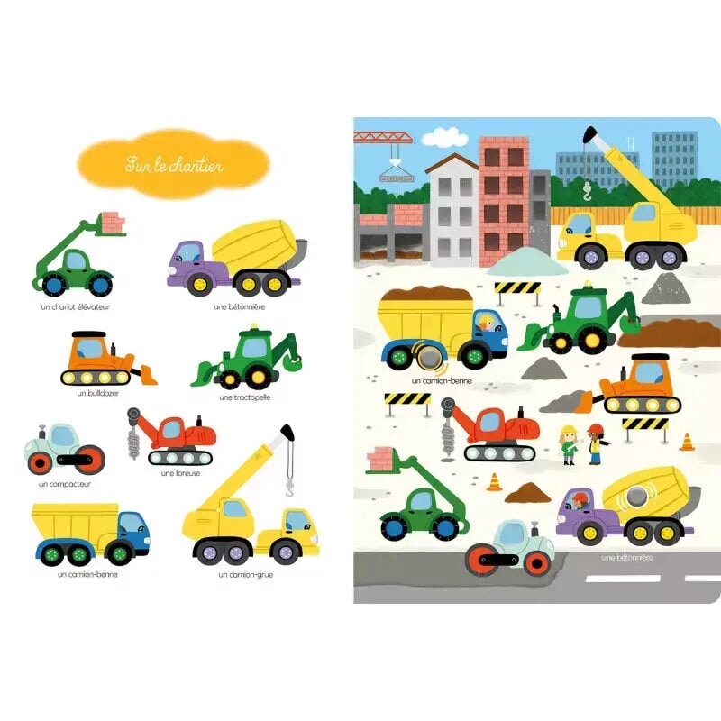 livre éveil mes premiers véhicules à écouter Auzou enfant apprentissage
