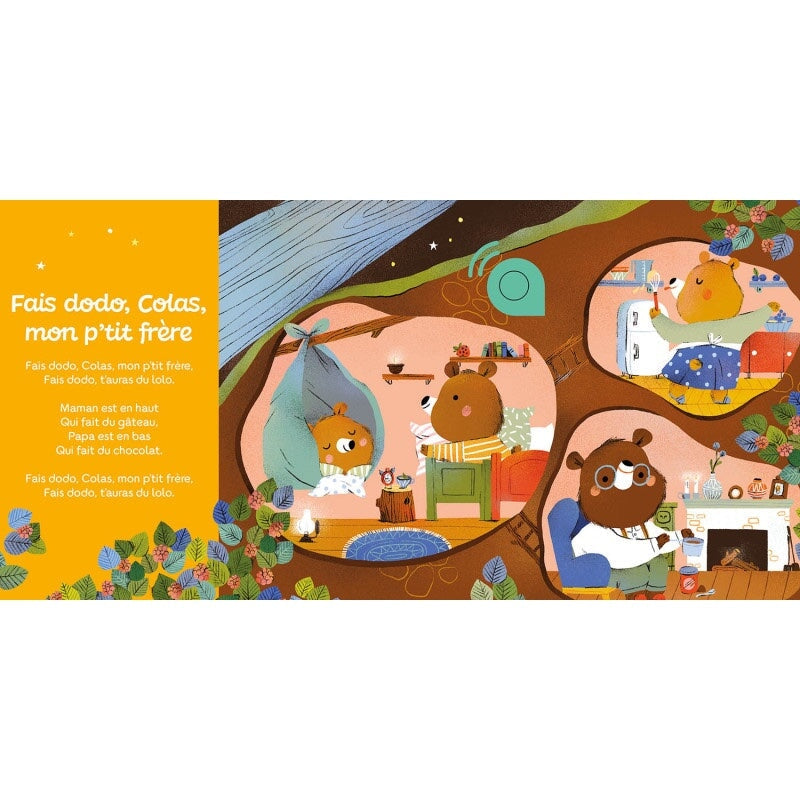 mes premières berceuses livre sonore éveil Auzou dodo enfant