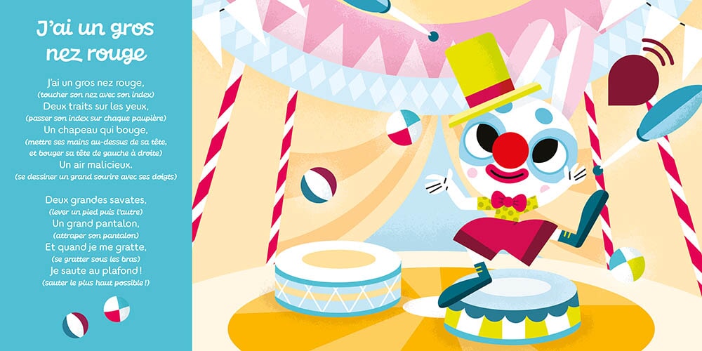 mes comptines à danser Auzou Livre Mlle et Coco