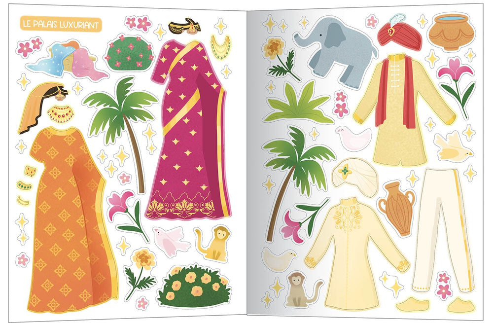 Mes 500 autocollants créatifs Princesses Auzou éditions Mlle Coco