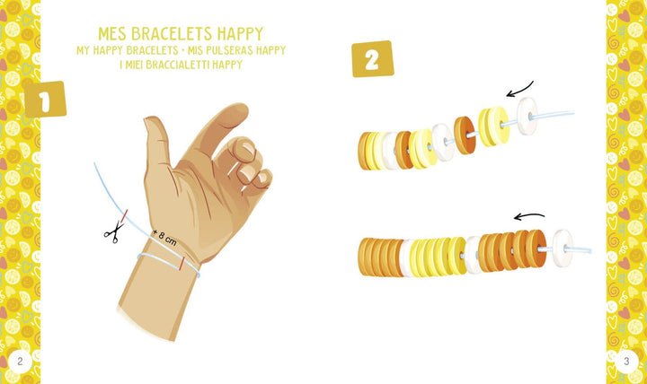 coffret rainbow bracelets happy Auzou Mlle et Coco