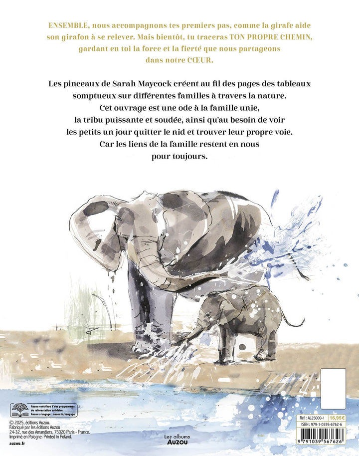 Livre Toujours Ensemble Famille Animaux Auzou Mlle et Coco