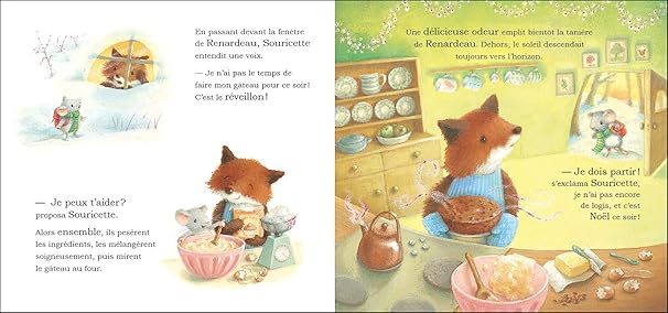 Livre Un toit pour noel, plume Auzou Mlle et Coco