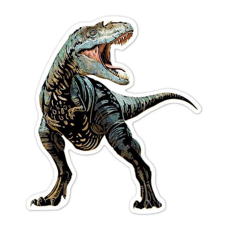 autocollant dinosaures à gratter Avenir Mlle et Coco