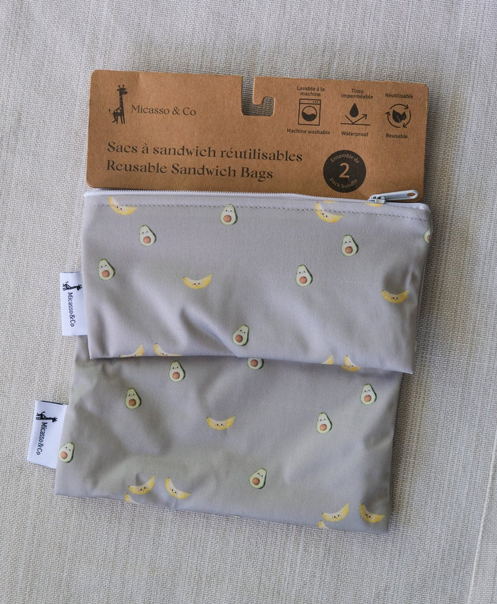 sac collation banane avocat Micasso accessoire enfant Mlle et Coco