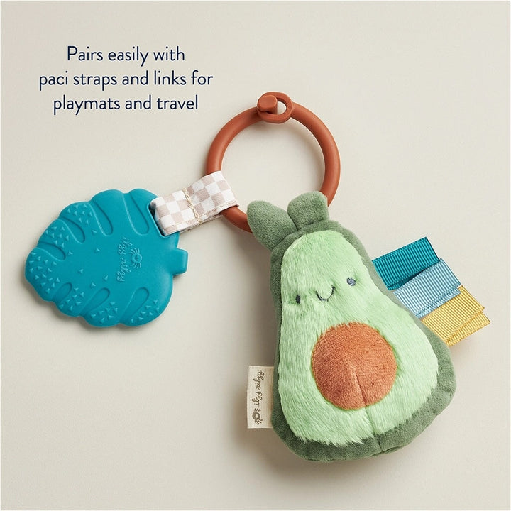 peluche dentition avocat éveil Itzy ritzy accessoire bébé poussette