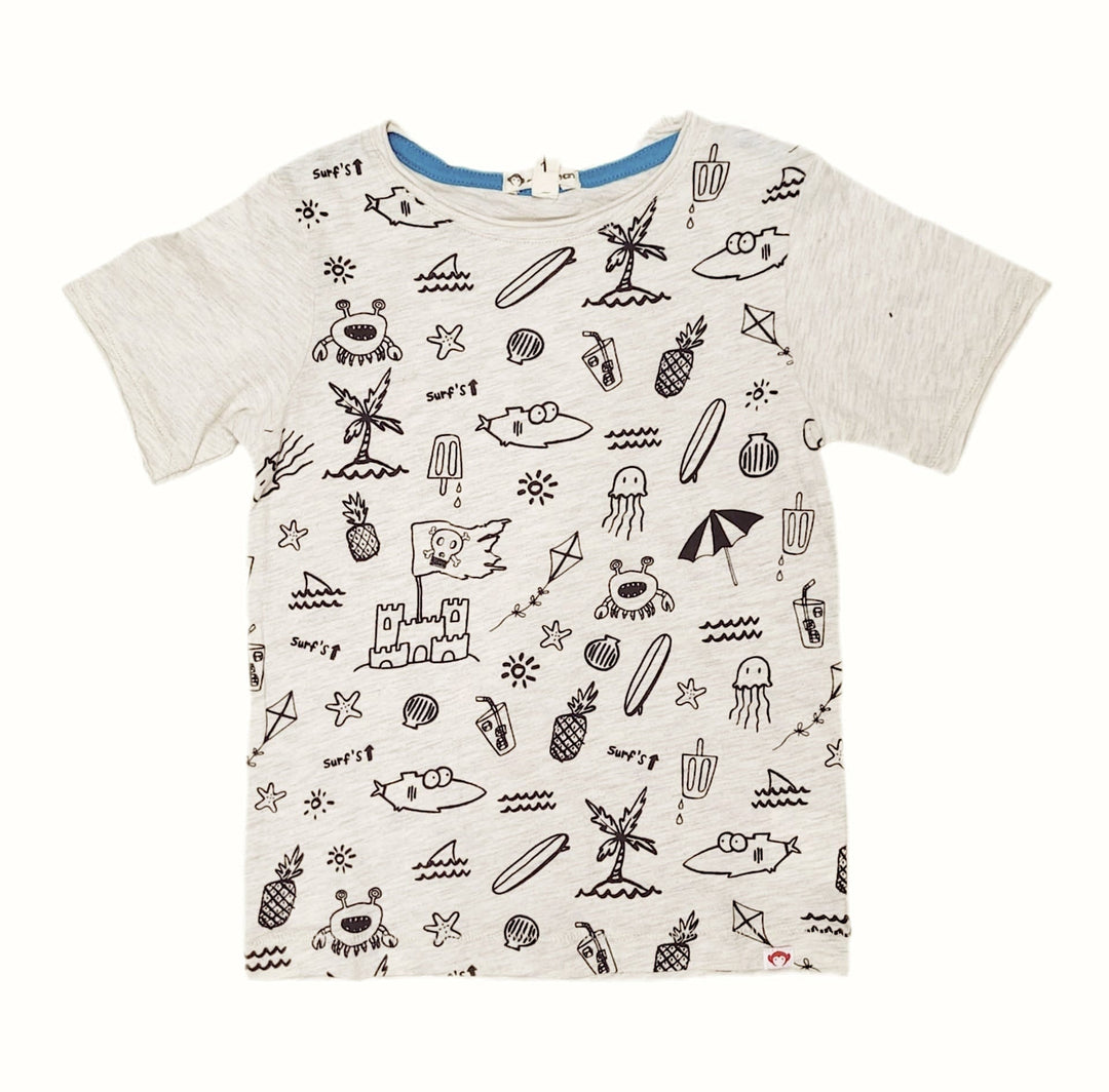 T-shirt - Avoine - journée à la plage - Appaman Échantillon de vêtement Appaman 