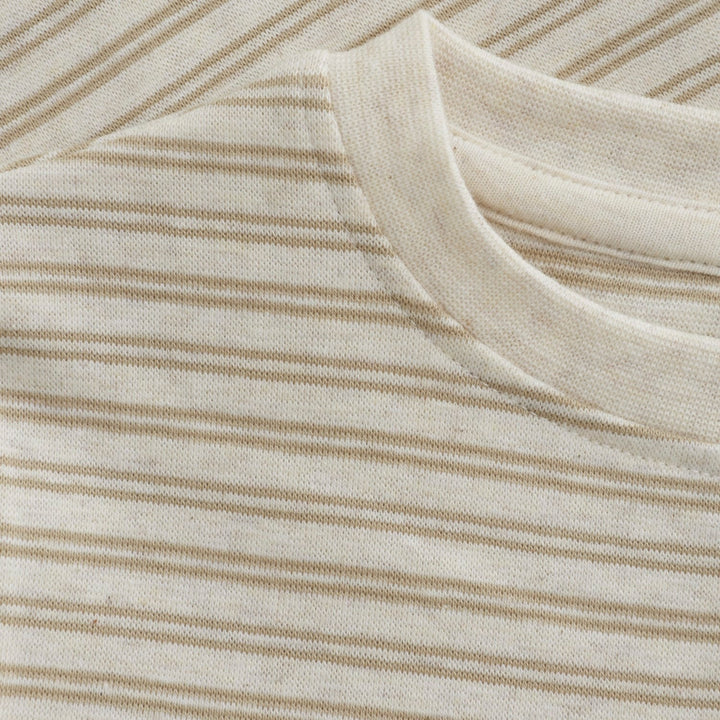 T-shirt - Rayé beige et avoine - Huttelihut Vêtements et accessoires Huttelihut 