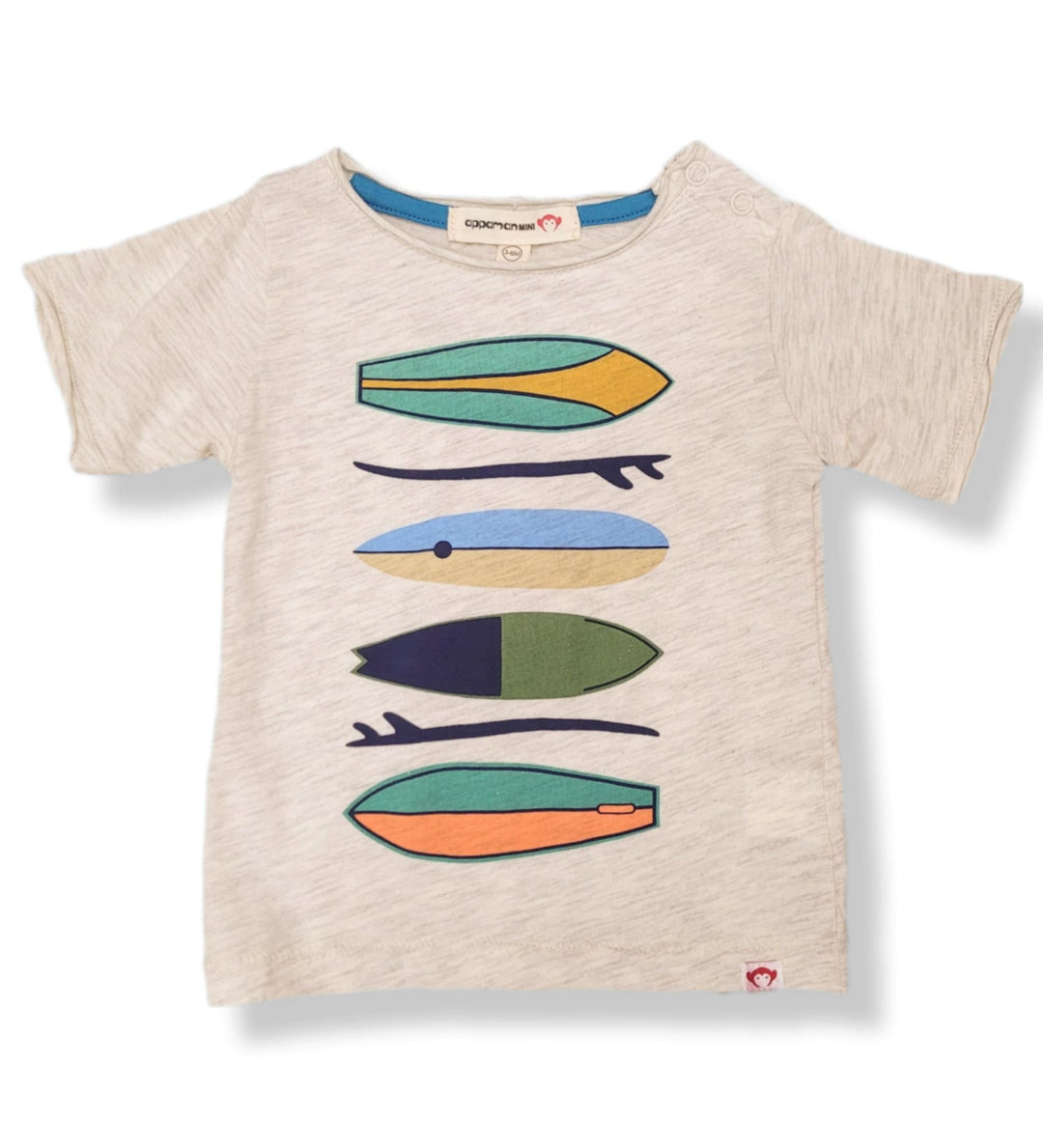 t-shirt planche de surf avoine Appaman Mlle et Coco