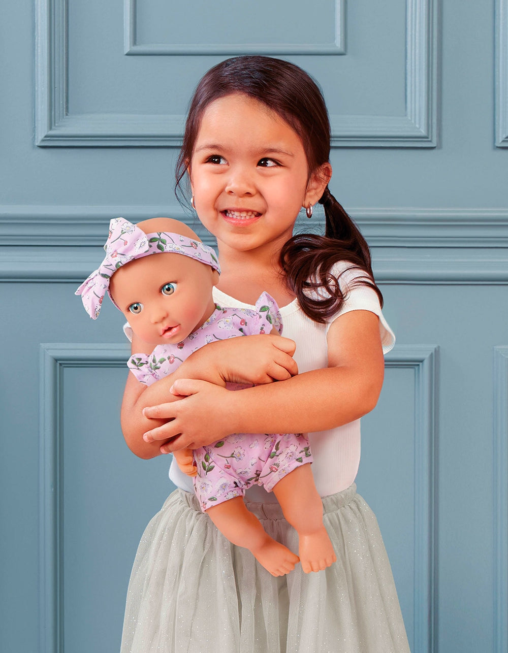 poupee lulla baby floral jouet Mlle et Coco bandeau