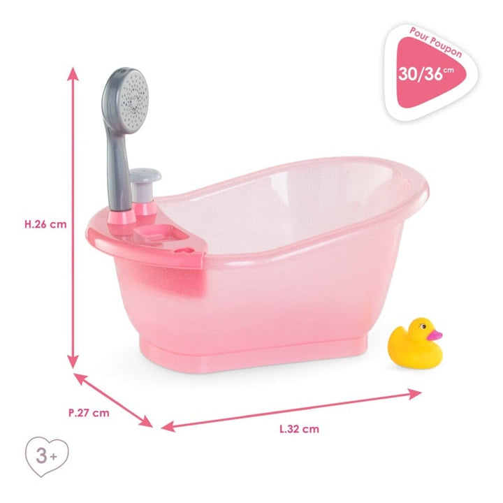 Baignoire pour poupée Corolle (30-36 cm) avec accessoire