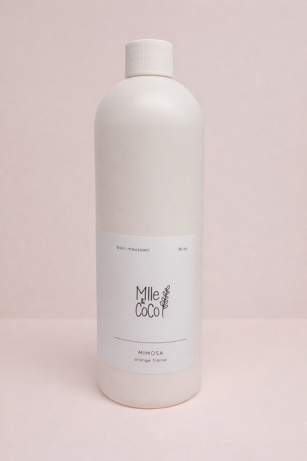 Bain moussant mimosa orange et fraise Mlle et Coco