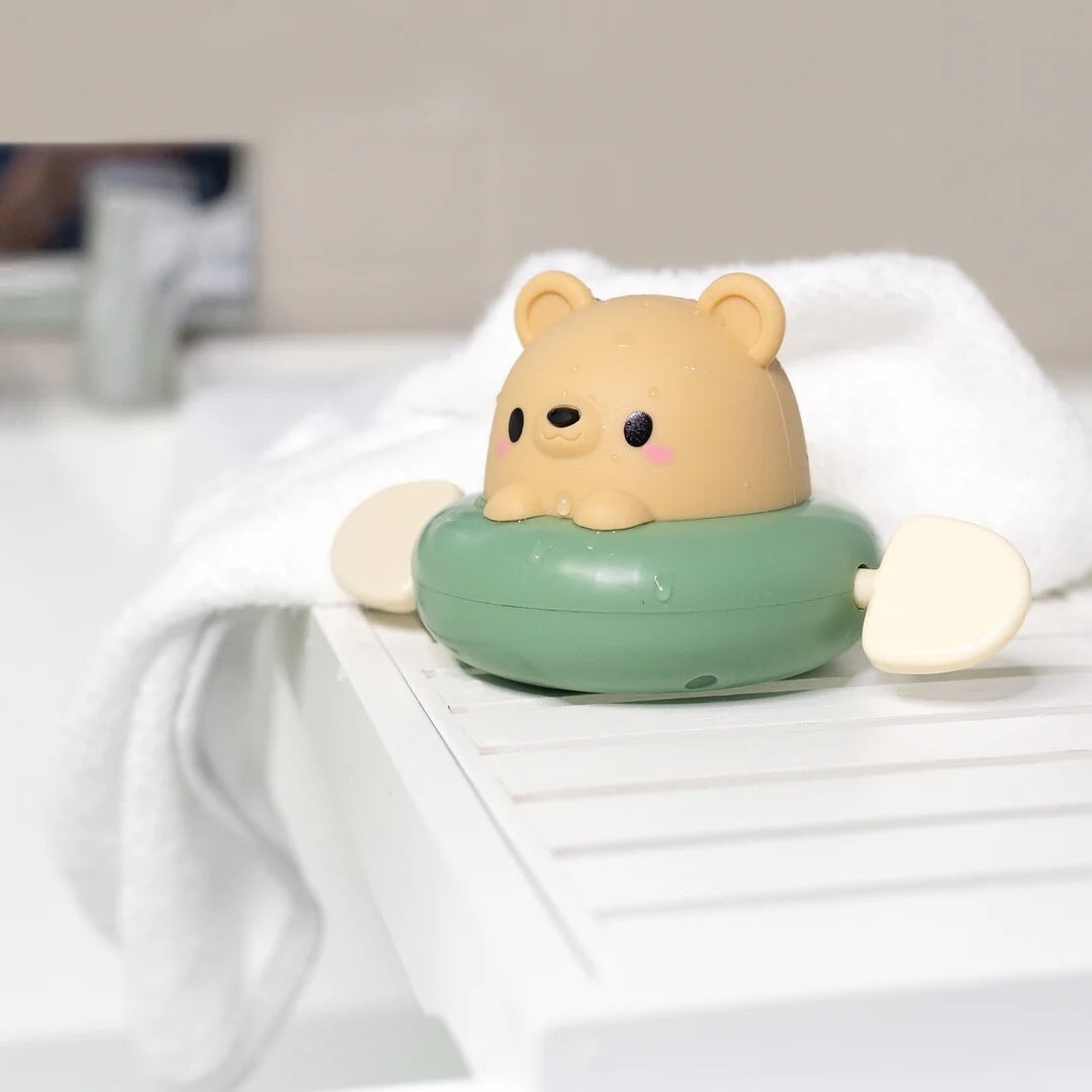 Jouet de bain Bateau à pédales pour le bain - Ours Tiger Tribe Mlle et Coco