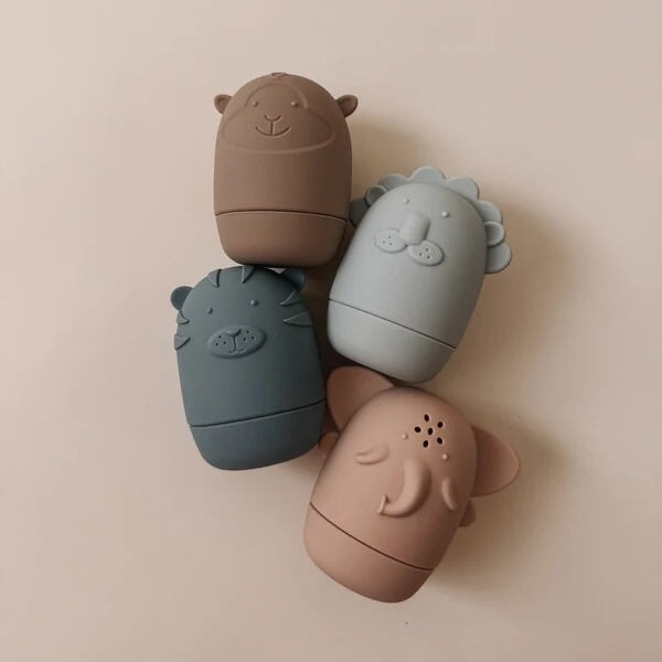 Jouet de bain animaux de safari Noüka Mlle et Coco