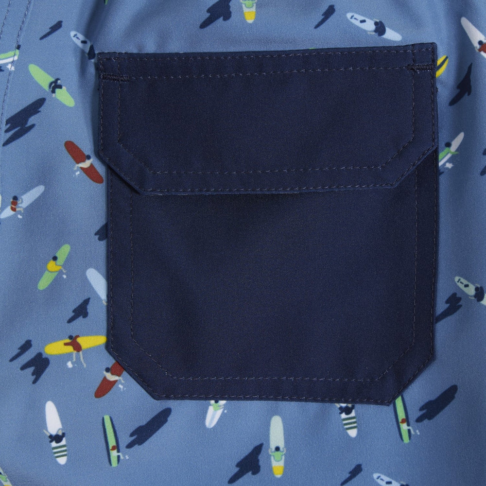 maillot bain color kids planche pagaie bleu Mlle et Coco
