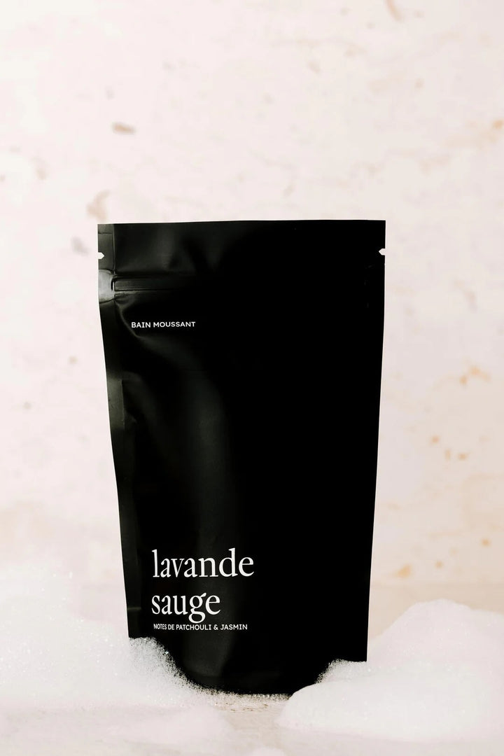 Bain moussant lavande et sauge Marée Chandelle Mlle et Coco