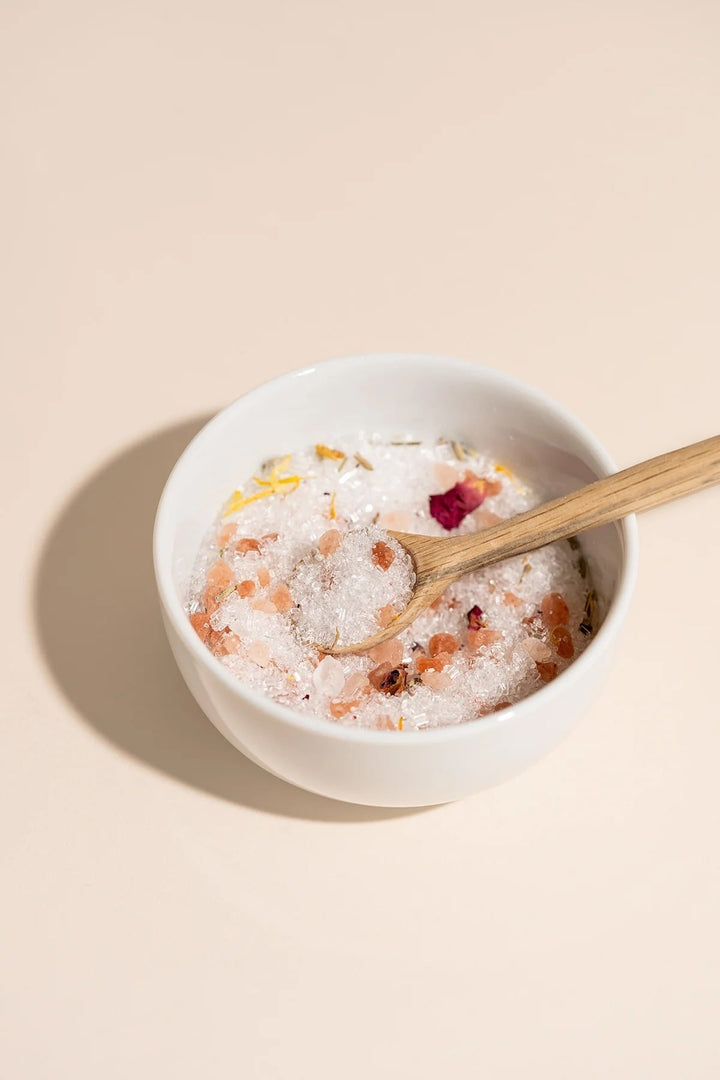 Sel de bain géranium et lavande Coco et Moi Apaisant