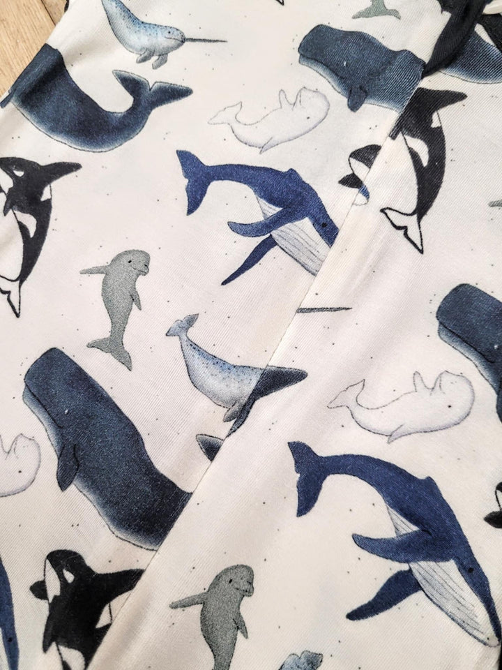 pyjama deux-pièces baleines Peregrine Mlle et Coco