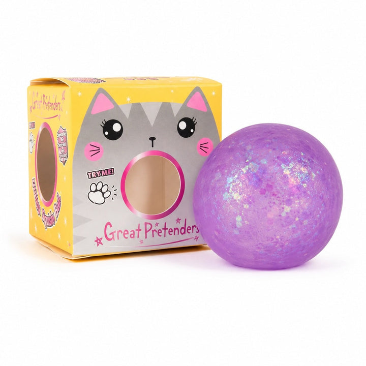 Balle anti-stress paillettes Plusieurs modèles Great Pretenders Mlle et Coco