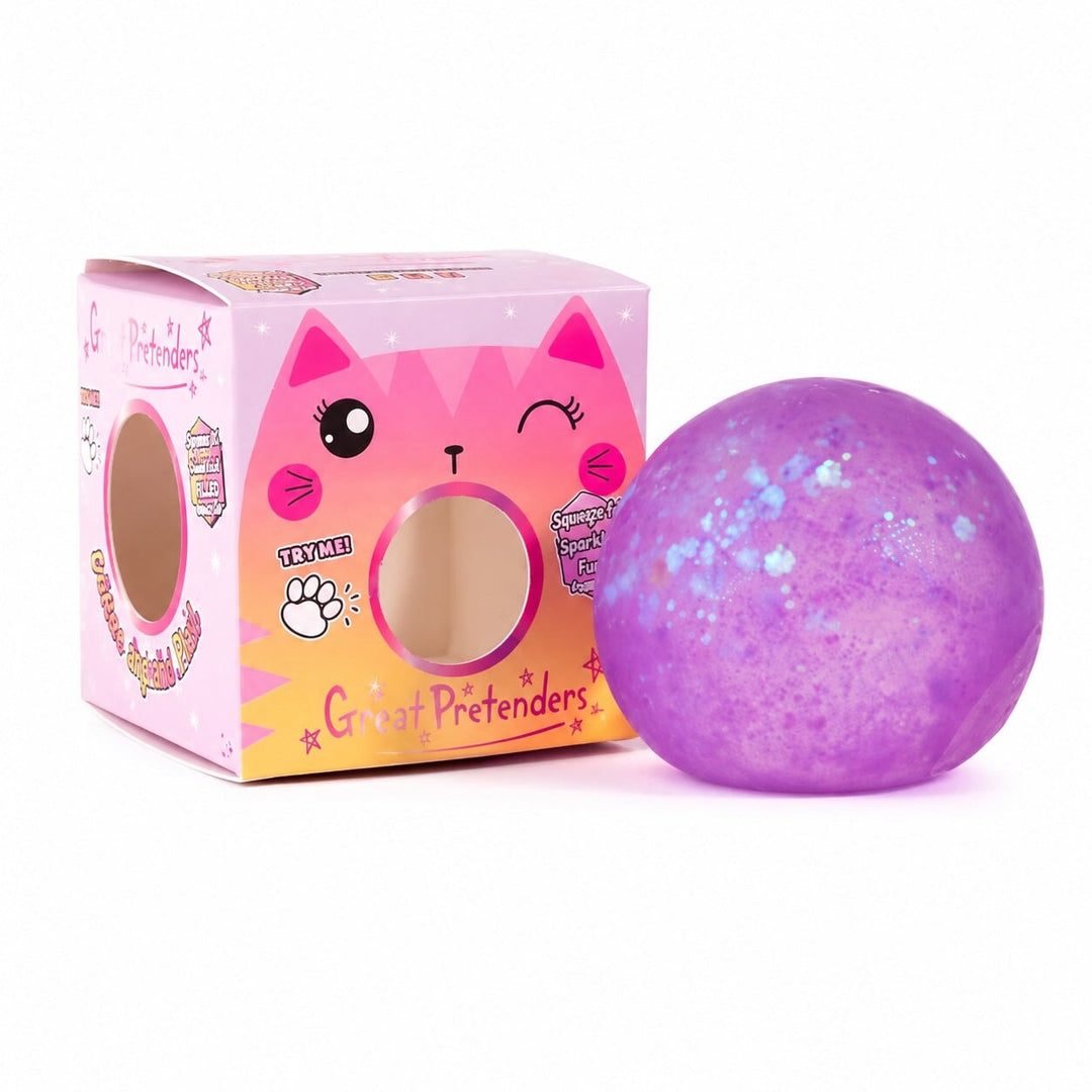 Balle anti-stress paillettes Plusieurs modèles Great Pretenders Mlle et Coco