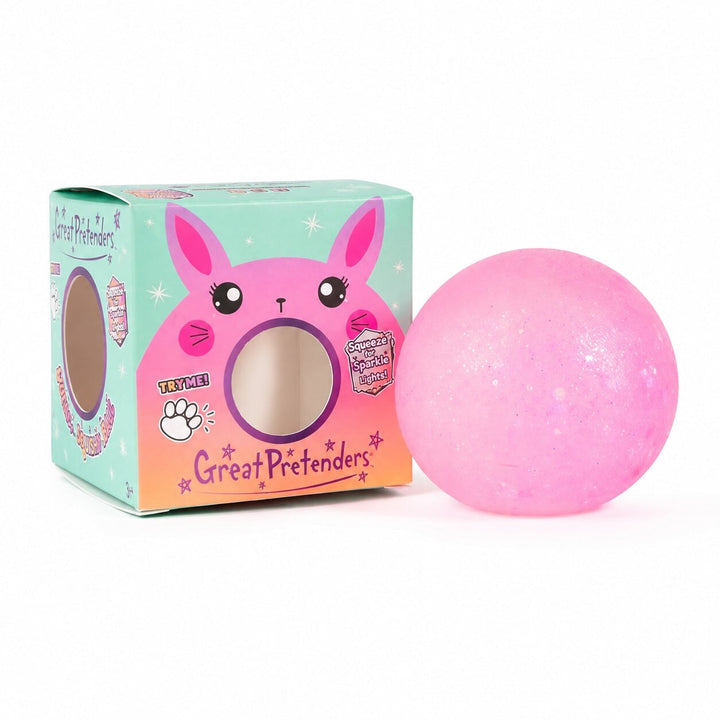 Balle anti-stress paillettes Plusieurs modèles Great Pretenders Mlle et Coco