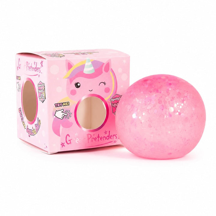Balle anti-stress paillettes Plusieurs modèles Great Pretenders Mlle et Coco