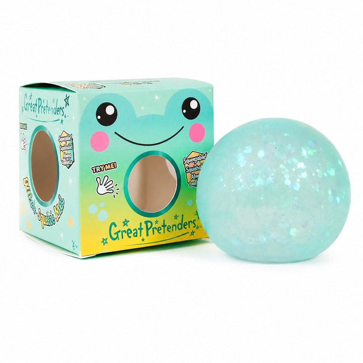 Balle anti-stress paillettes Plusieurs modèles Great Pretenders Mlle et Coco