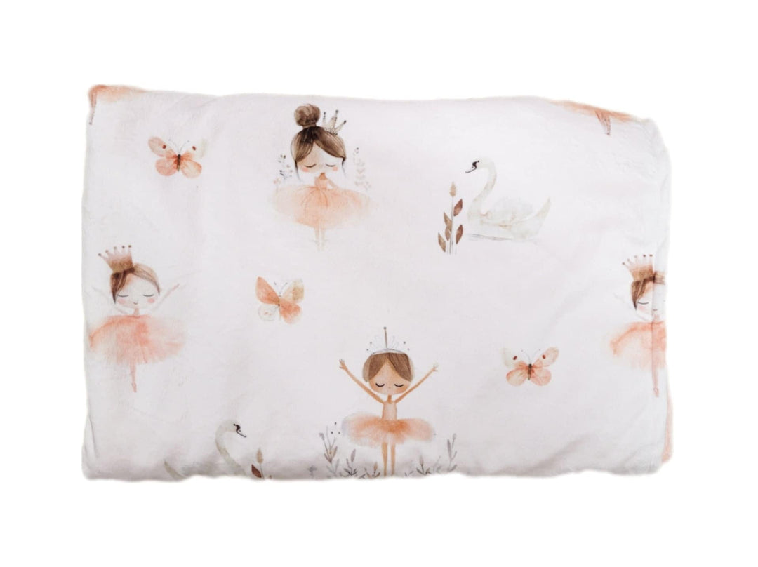 Couverture de minky - Ballerines et paillon Mlle et Coco Literie Mlle et Coco 