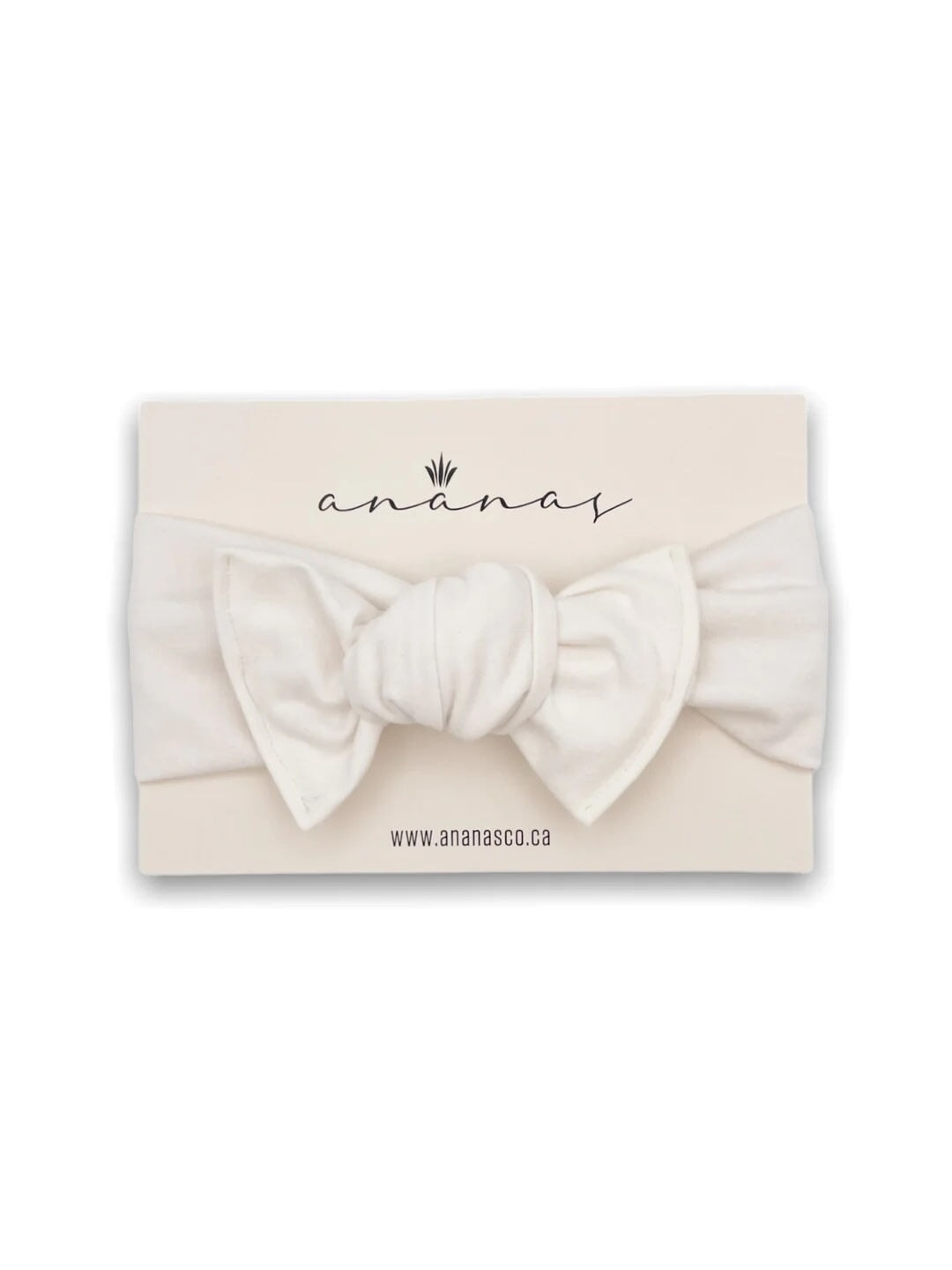 Bandeau boucle blanc 3 mois-5 ans Ananas Mlle et Coco
