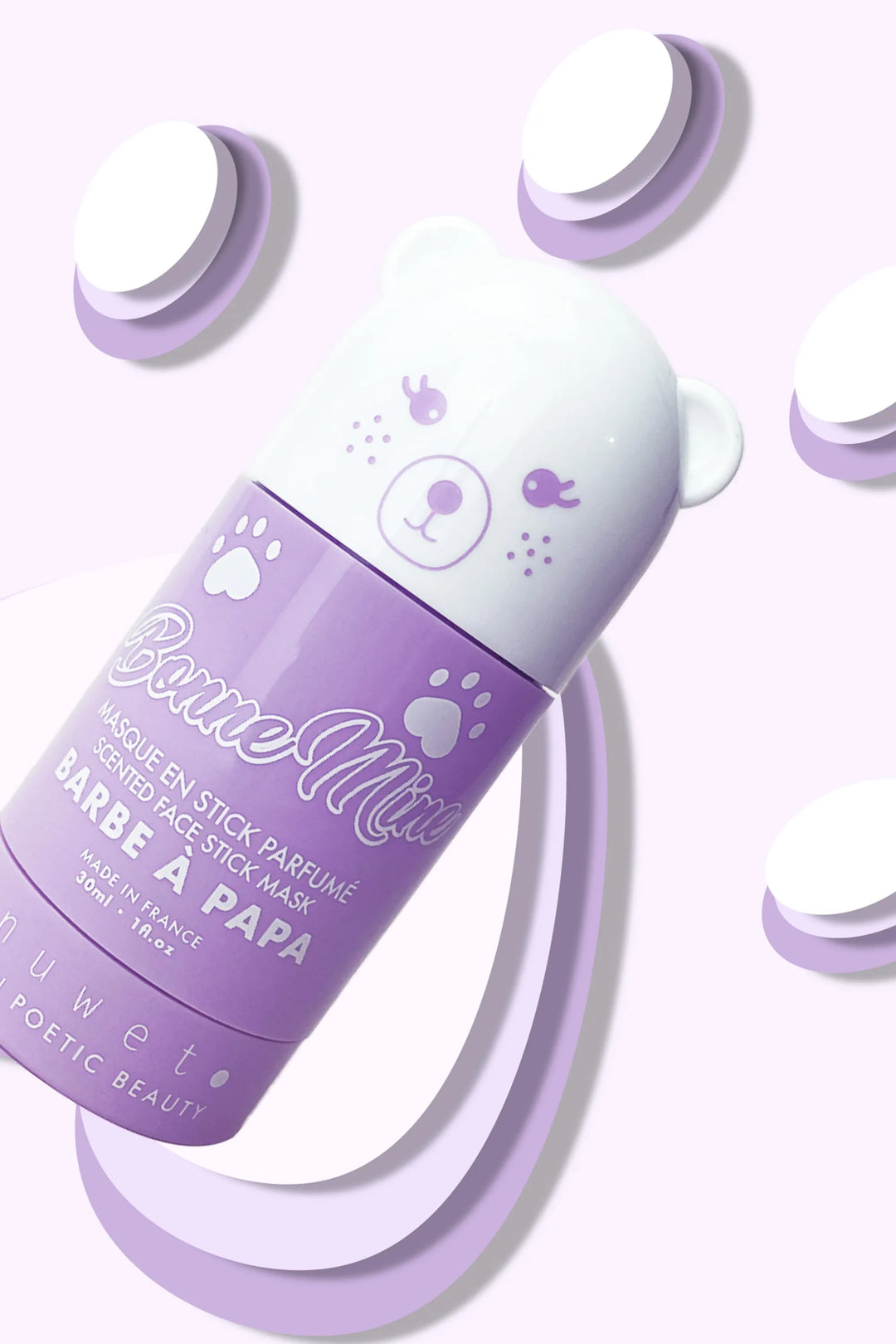 masque en bâton inuwet barbe à papa vegan cosmétique enfant