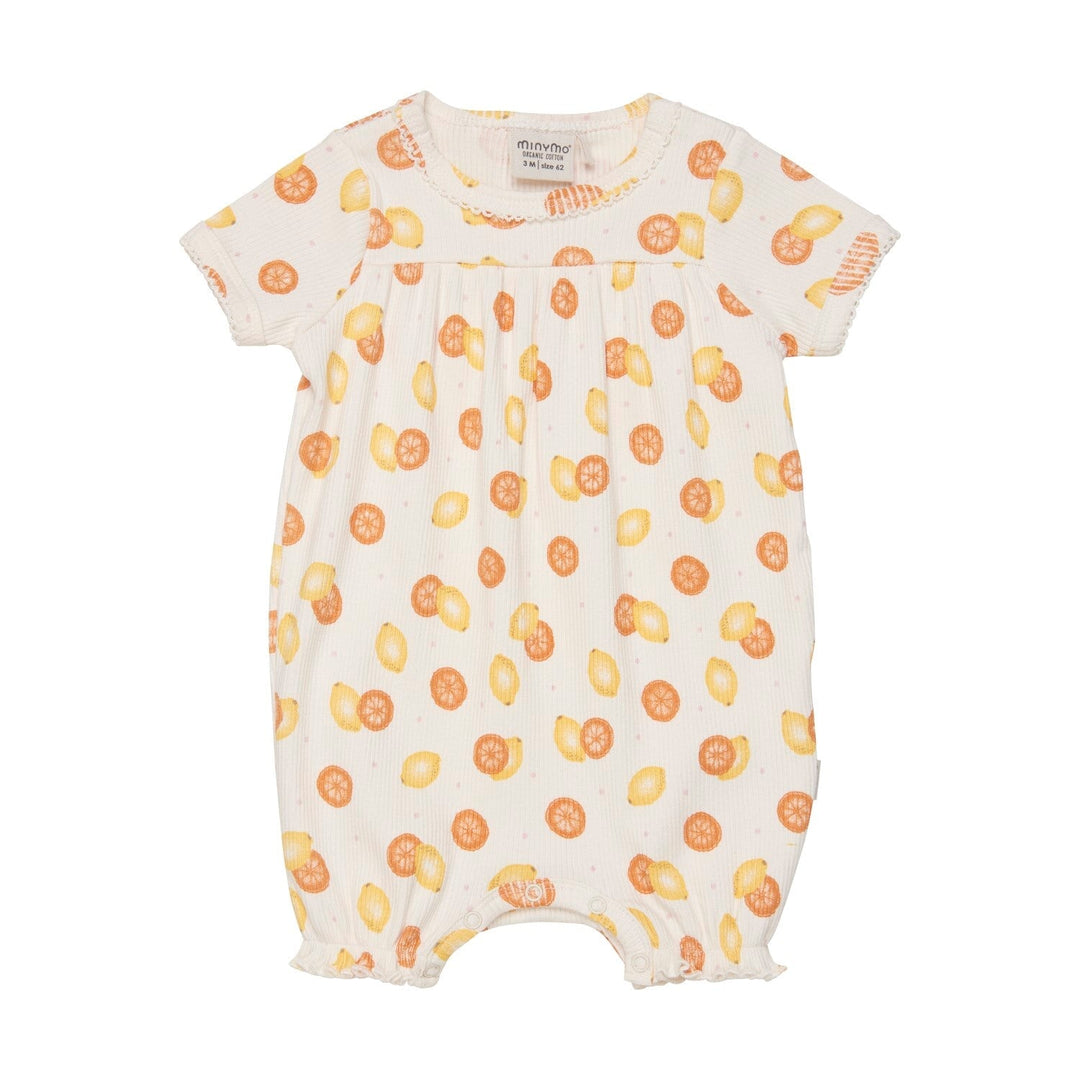 barboteuse citron pamplemousse Minymo Mlle et Coco vêtement bébé