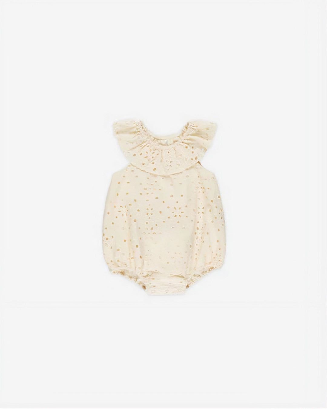 barboteuse broderie anglaise Rylee + Cru crème Mlle et Coco