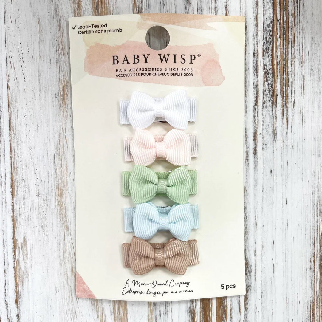 Barrettes Baby Wisp modèle Tranquility, accessoires cheveux pour bébé et enfants